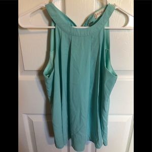 Silk flowy tank